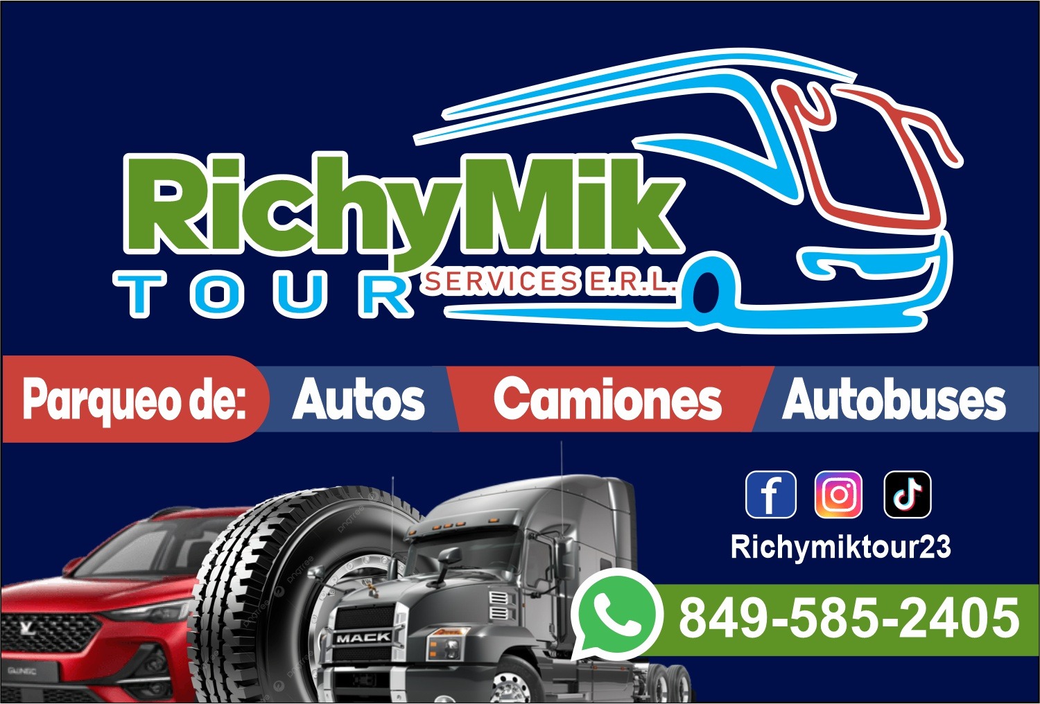 RichyMik Tour Services E.I.R.L. — parqueo vehicular en San Pedro de Macorís